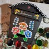 Maľovaná schránka - ornament 052