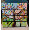 Painted mailbox - colorful tree 016
