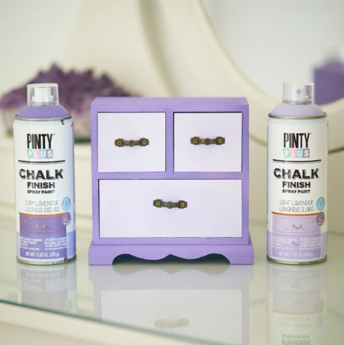 Upravte si šperkovnicu pomocou Pinty Plus Chalk Finish kriedovej farby