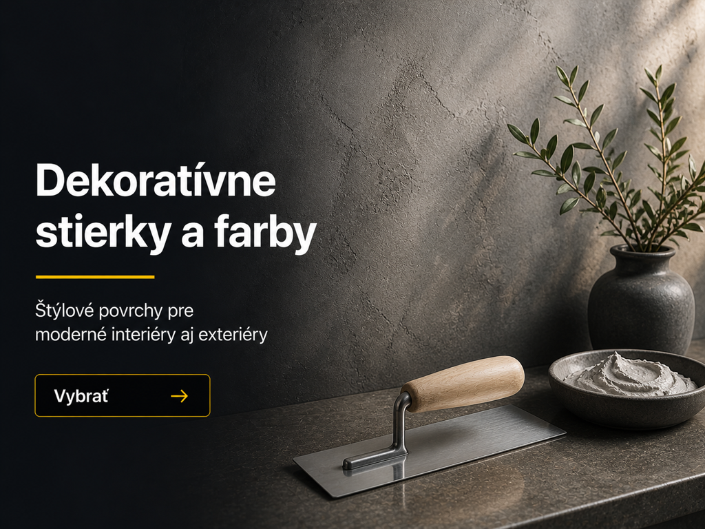 Dekoratívne stierky a farby