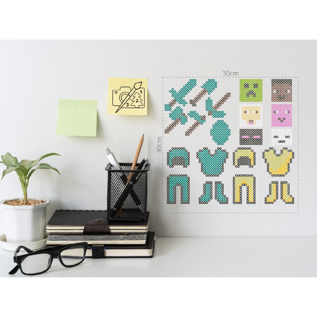 Fuse beads Minecraft