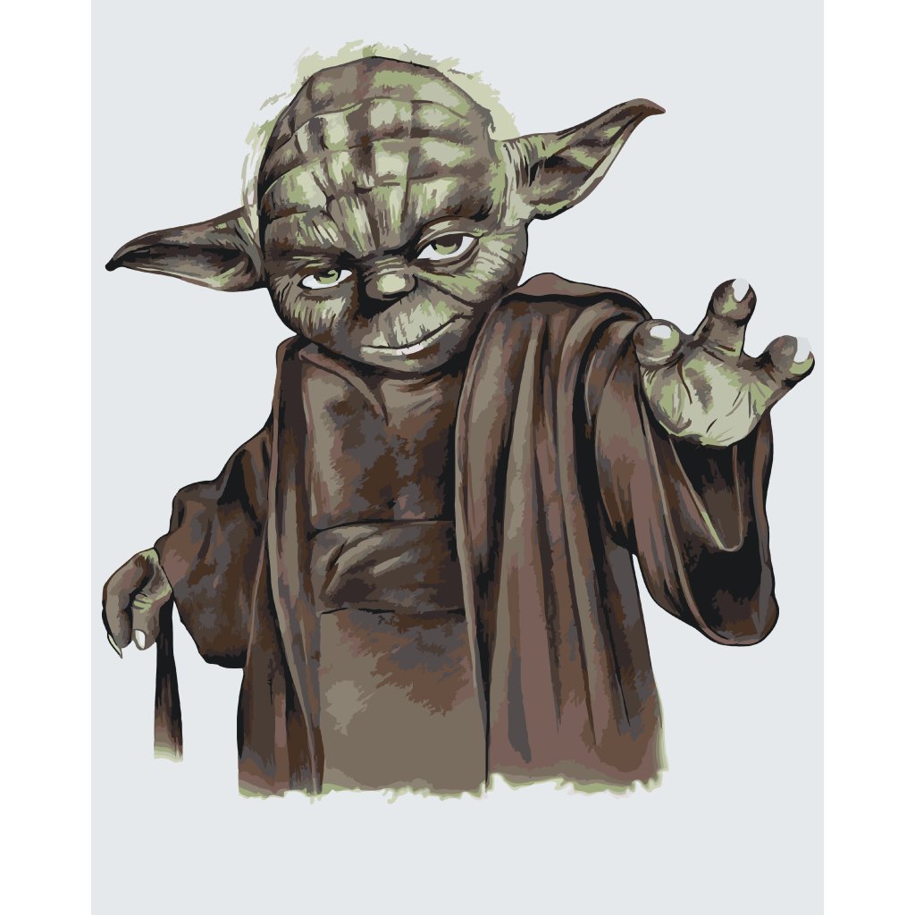 Paint by Number Yoda