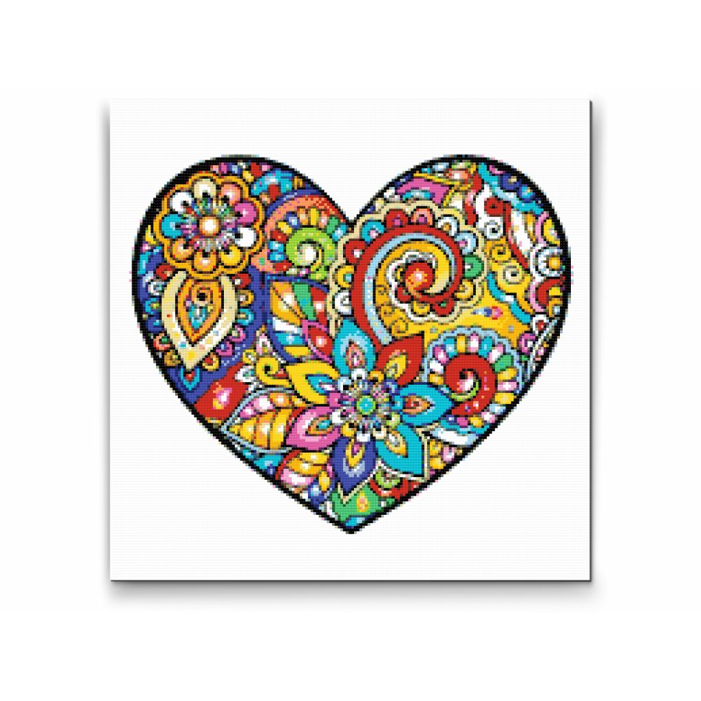 Diamond Painting - Mandala in Heart 