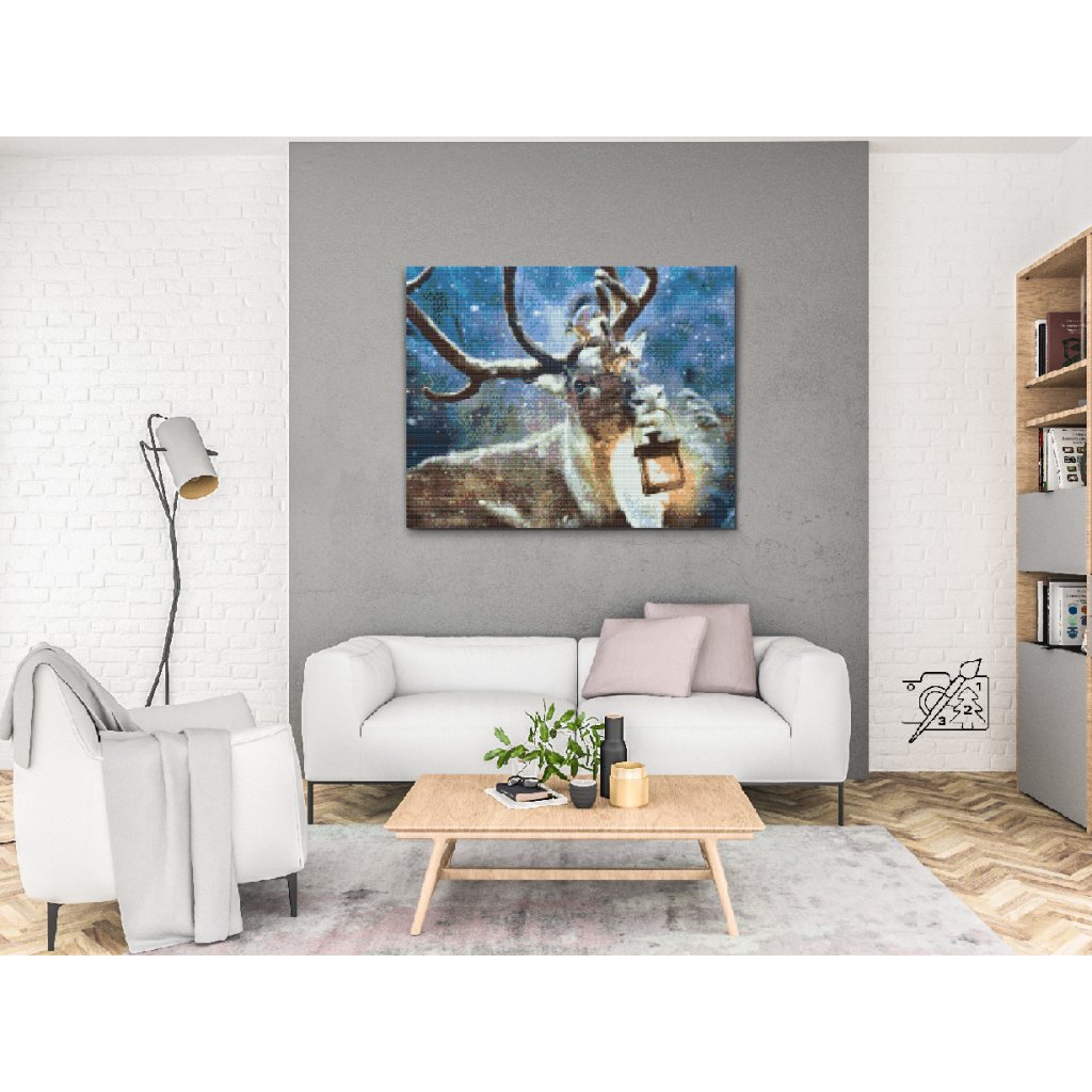 Diamond Painting - Deer with Lantern 