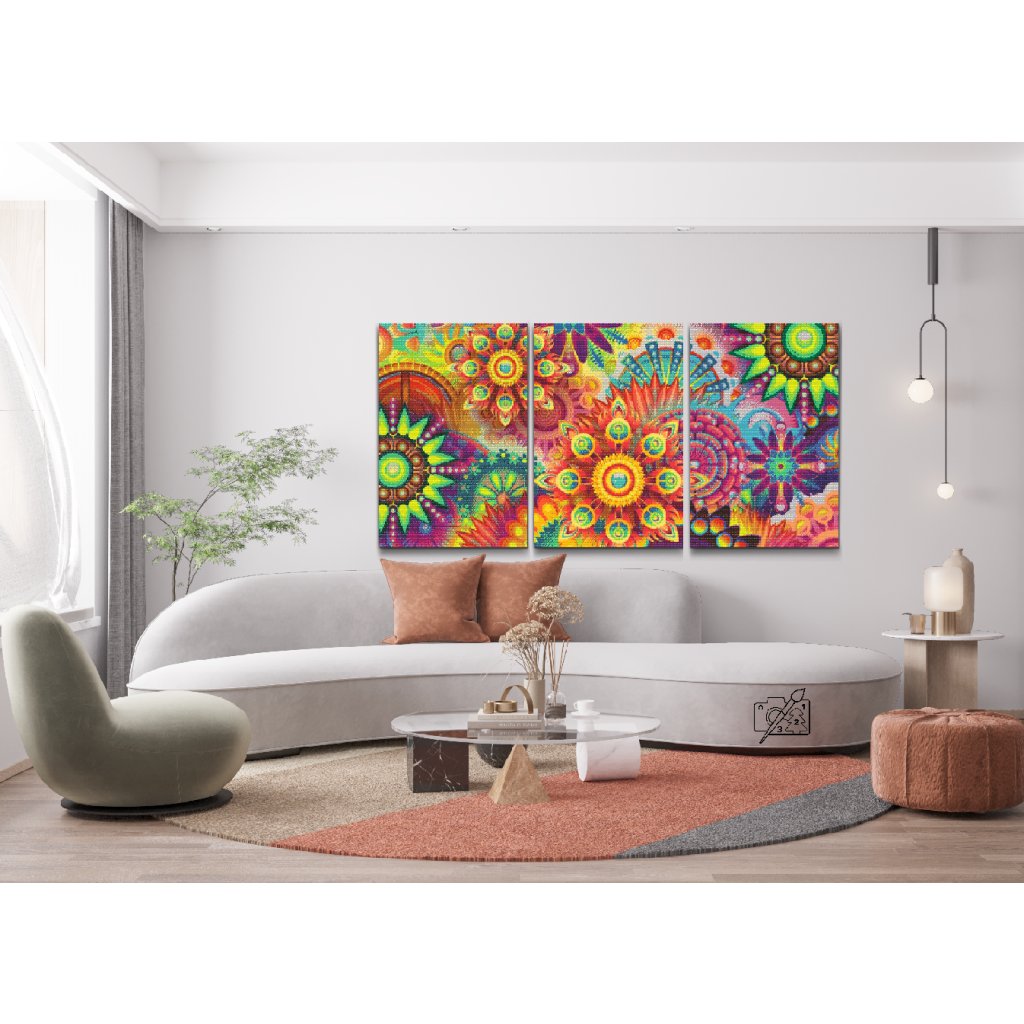 Diamond Painting - Colorful Mandala (set of 3)