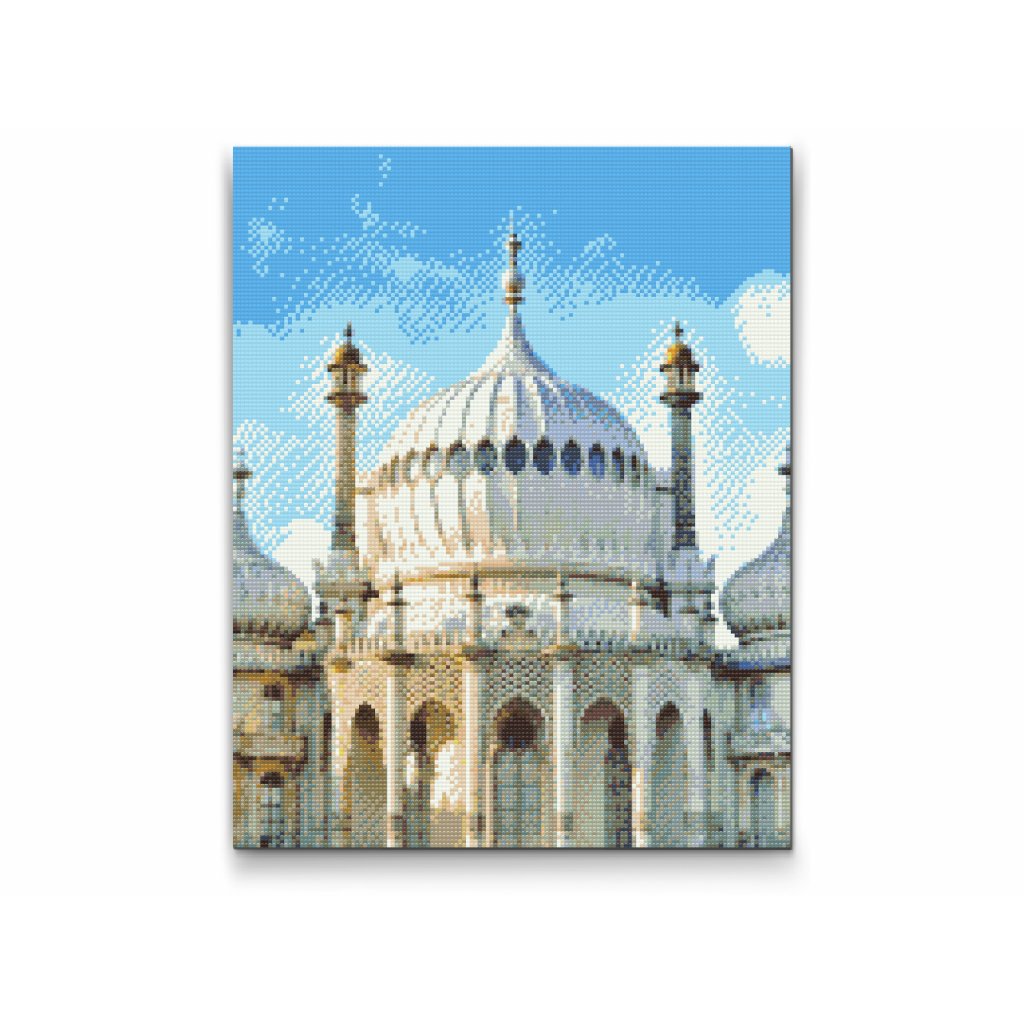 Diamantové malování - Královský pavilon, Brighton - Anglie