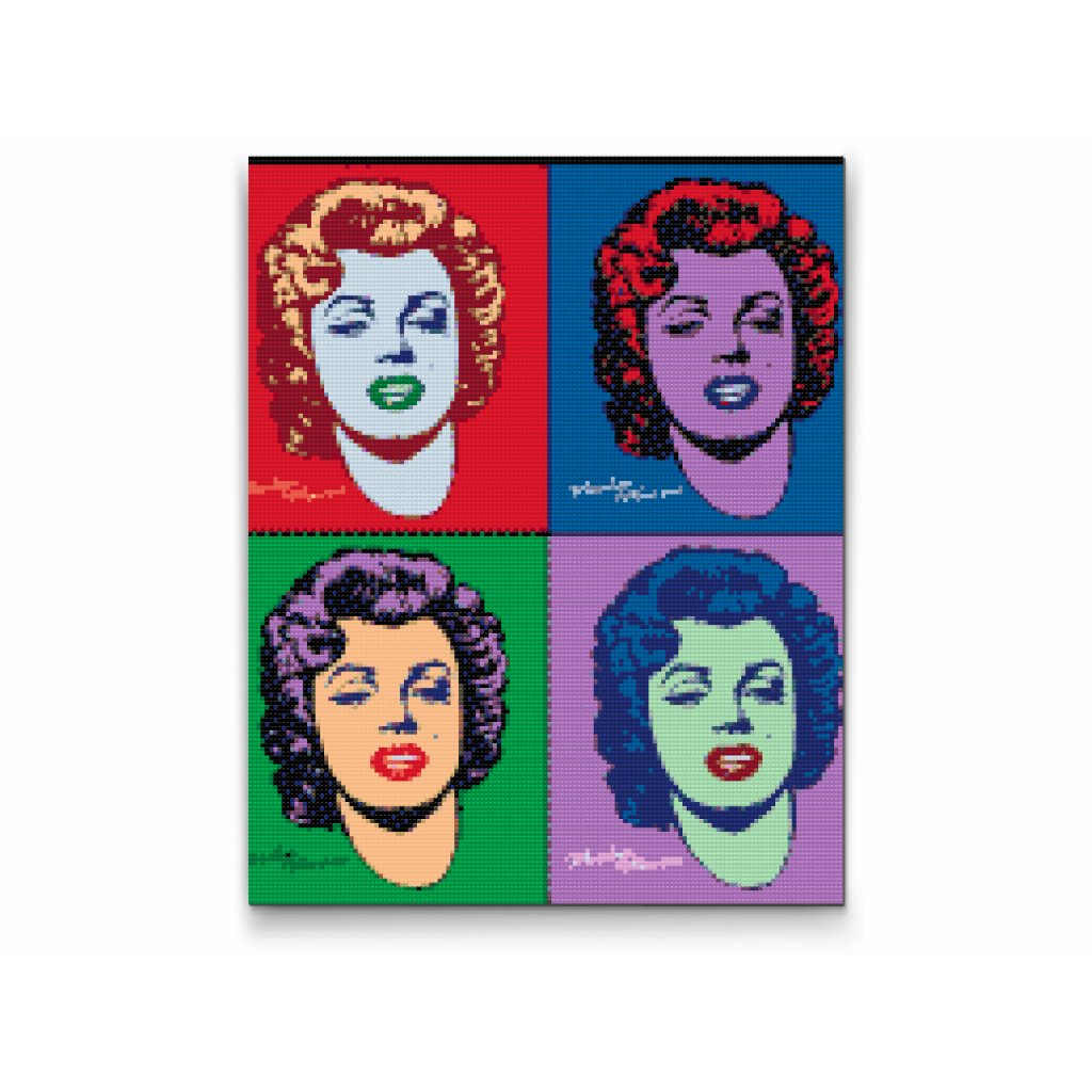 Diamond Painting - Four Shades of Marilyn