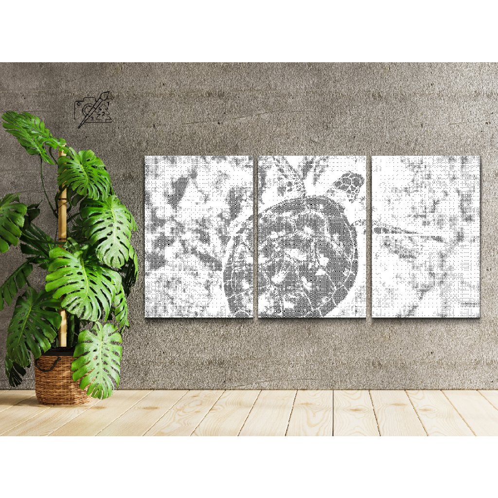 Dotting points - Sea Turtle (set of 3)