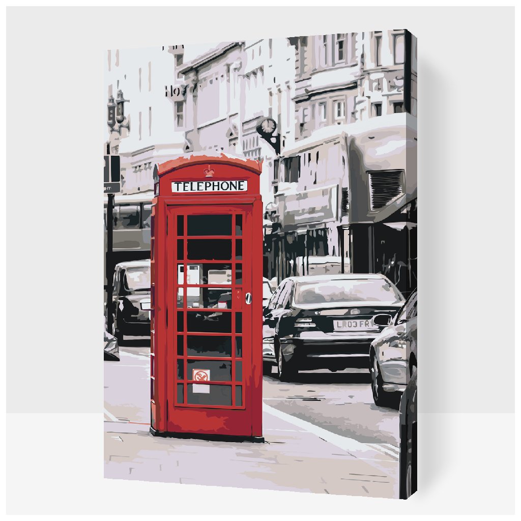 Paint by Number - Telephone Box