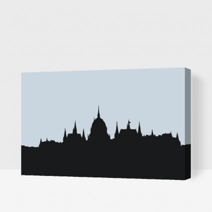 Paint by Number - Prague, the city of a 100 spires.