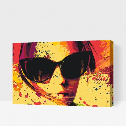 Paint by Number - Sunglasses in Yellow