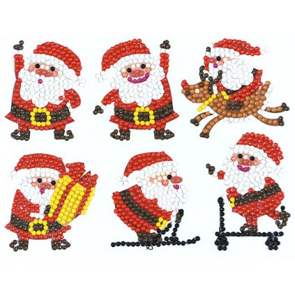 Diamond stickers - Happy Santa Claus