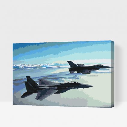 Paint by Number - Fighter Jets
