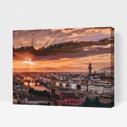Paint by Number - Sunset in Florence