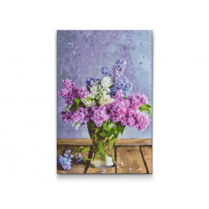 Diamond Painting - Lilac in a Vase