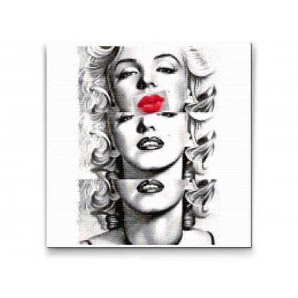 Diamond Painting - Marilyn Monroe Lips