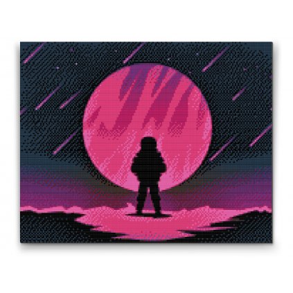 Diamond Painting - Astronaut on the Moon