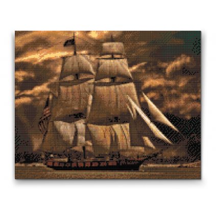 Diamond Painting - Boat in Storm 2
