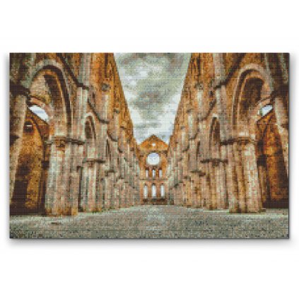 Diamond Painting - Abbey of San Galgano, Tuscany