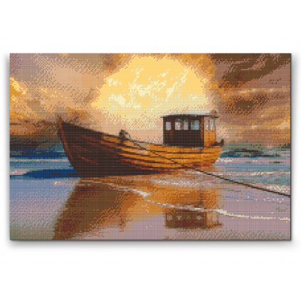 Diamond Painting - Boat at Sea 2