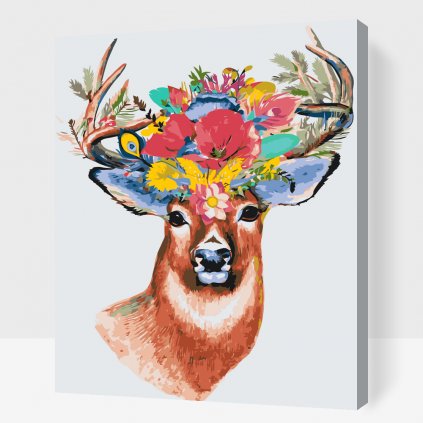 Paint by Number - Flower Deer