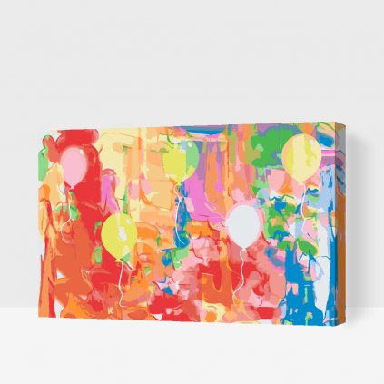 Paint by Number - Abstract Balloons