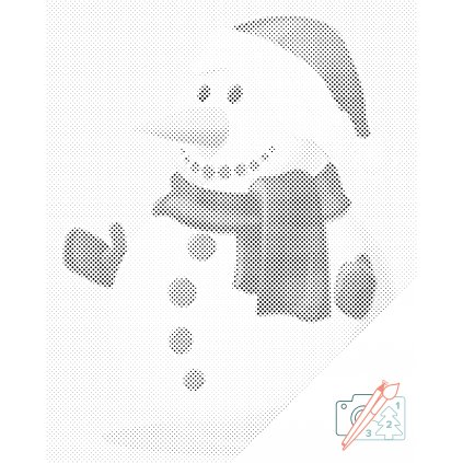 Dotting points - Snowman