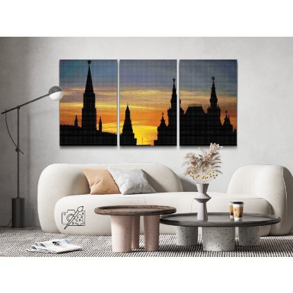 Diamond Painting - Setting sun (set of 3)