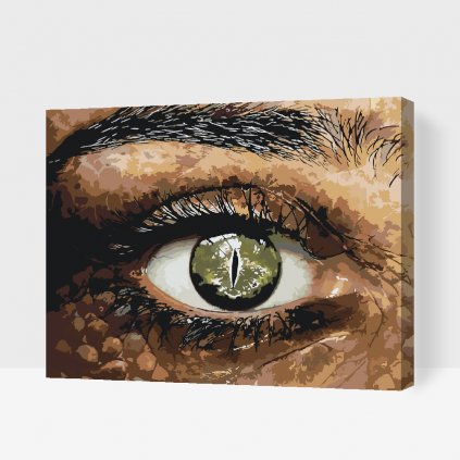 Paint by Number - Crocodile Eye
