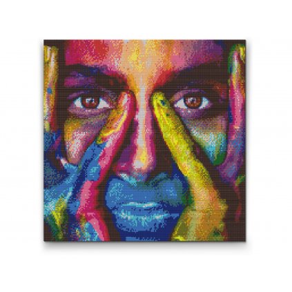 Diamond Painting - Colored Face