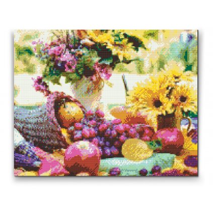 Diamond Painting - Flowers with Fruits