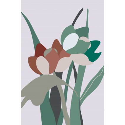 Minimalist Flowers Paint by Numbers
