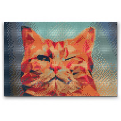 Diamond Painting - Vector Cat 