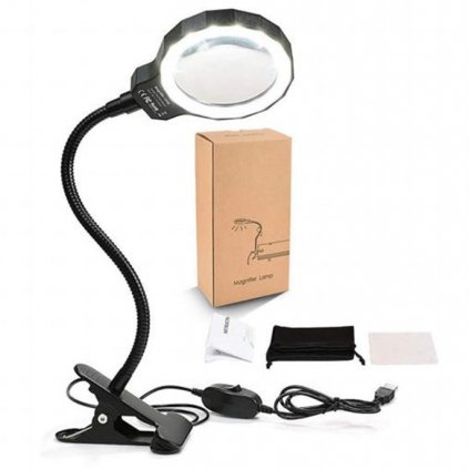 Illuminating LED magnifier
