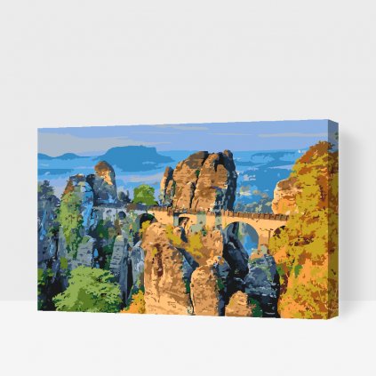 Paint by Number - Bastei Bridge