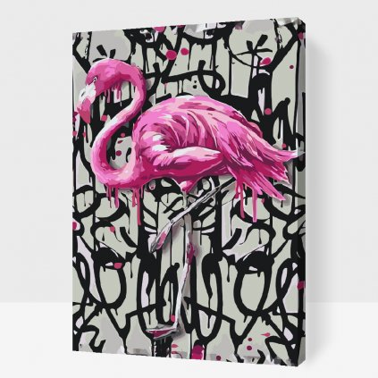 Paint by Number - Pink Flamingo
