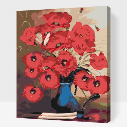 Paint by Number - Red Poppies