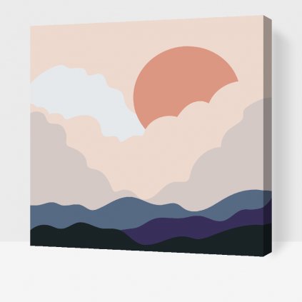 Paint by Number - Boho sunset 