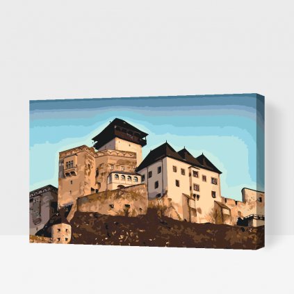 Paint by Number - Trenčín castle