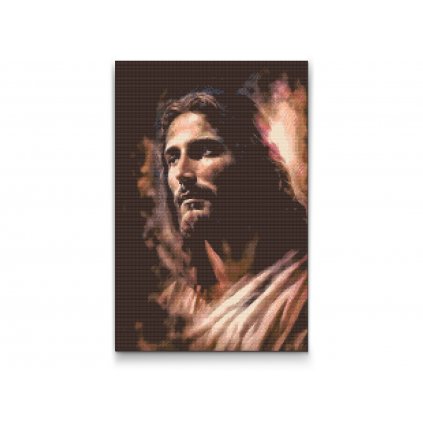 Diamantové malování - Ježíš 3