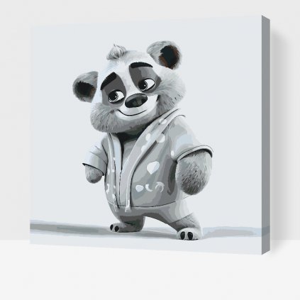 Malování podle čísel - Medvídek v pyžamu