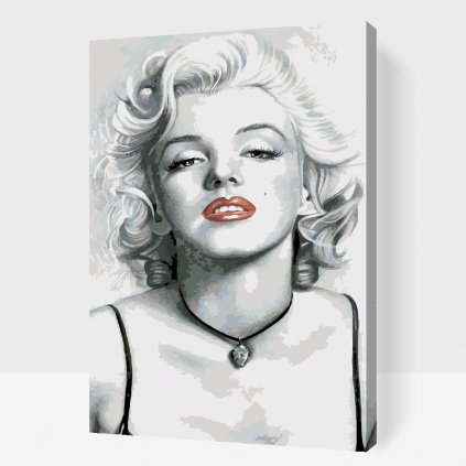 Paint by Number - Marilyn Monroe Red Lips