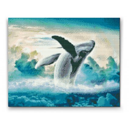 Diamond Painting - Whale in the Sky