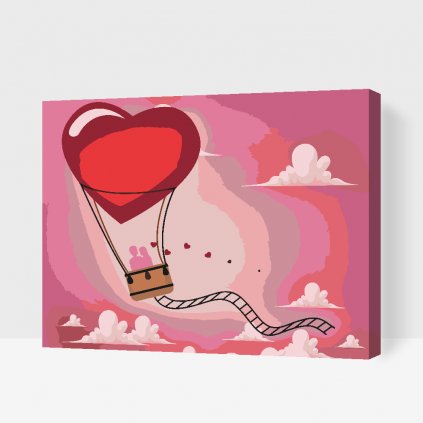 Paint by Number - Love Balloon