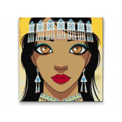 Diamond Painting - Beautiful Indian Woman
