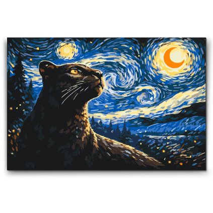 Painting_by_Numbers_Vincent_Van_Gogh_-_Starry_Night_and_the_Panther_M2
