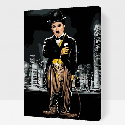 Paint by Number - Charlie Chaplin in the City