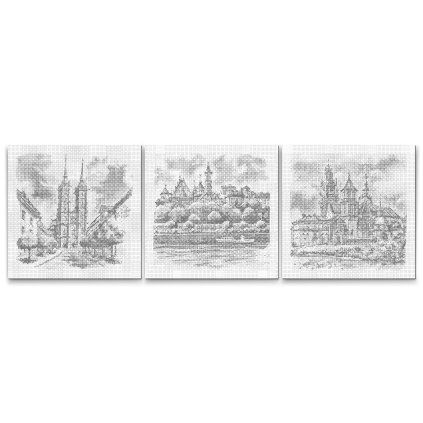 Dotting_Points_Drawings_of_Poland_set_of_3_canvases_M7