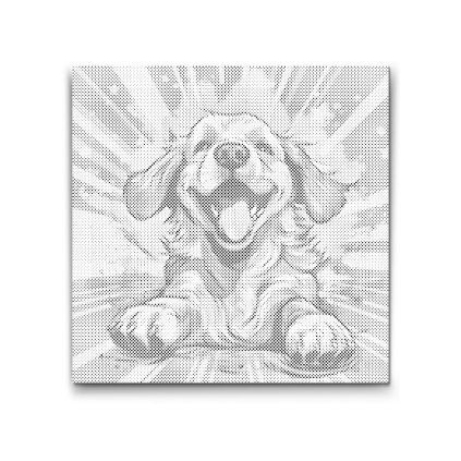 Dotting_Points_Pop_Art_-_Happy_dog_M2