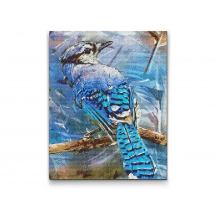 Diamond Painting - Bird Blue Jay